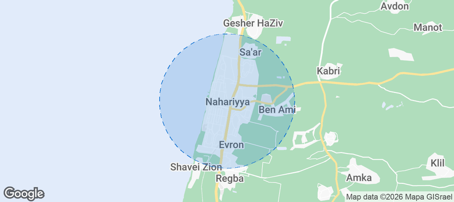 Nahariah Airbnb map